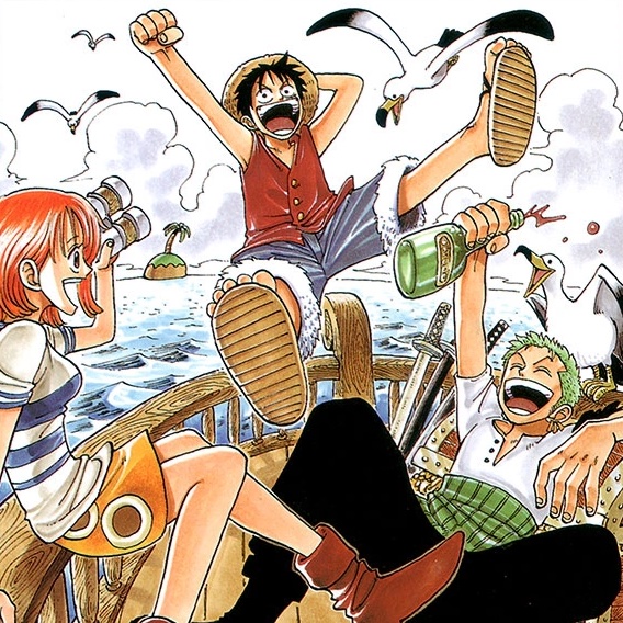 Kawamatsu95's tweet photo. Oda sur la publication du 1er Chapitre de One Piece : 

"J’ai commencé à publier One PIECE en 1997, 2 ans après la fin de ‘Dragon Ball’ en 1995. Ce fut un choc pour nous tous, les nouveaux venus qui venaient dans le Jump pour revendiquer le trône abandonné de la série. À ce moment-là, la lutte pour la place laissée par Dragon Ball a commencé, et pendant 2 ans, tout le monde a vu ses séries comparées et complètement écrasées, jusqu’à ce que je survive finalement.

À cette époque, ‘Dragon Ball’ et ‘SLAM DUNK’ se terminaient l’un après l’autre, et beaucoup de gens pensaient que Jump aurait de gros problèmes. #ONEPIECE