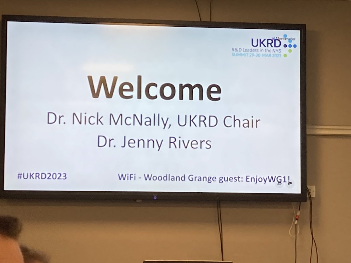 It was so great to join other senior research leaders at #ukrd2023 over the past couple of days. Everyone was so welcoming and wonderful to see such and enthused and committed community!