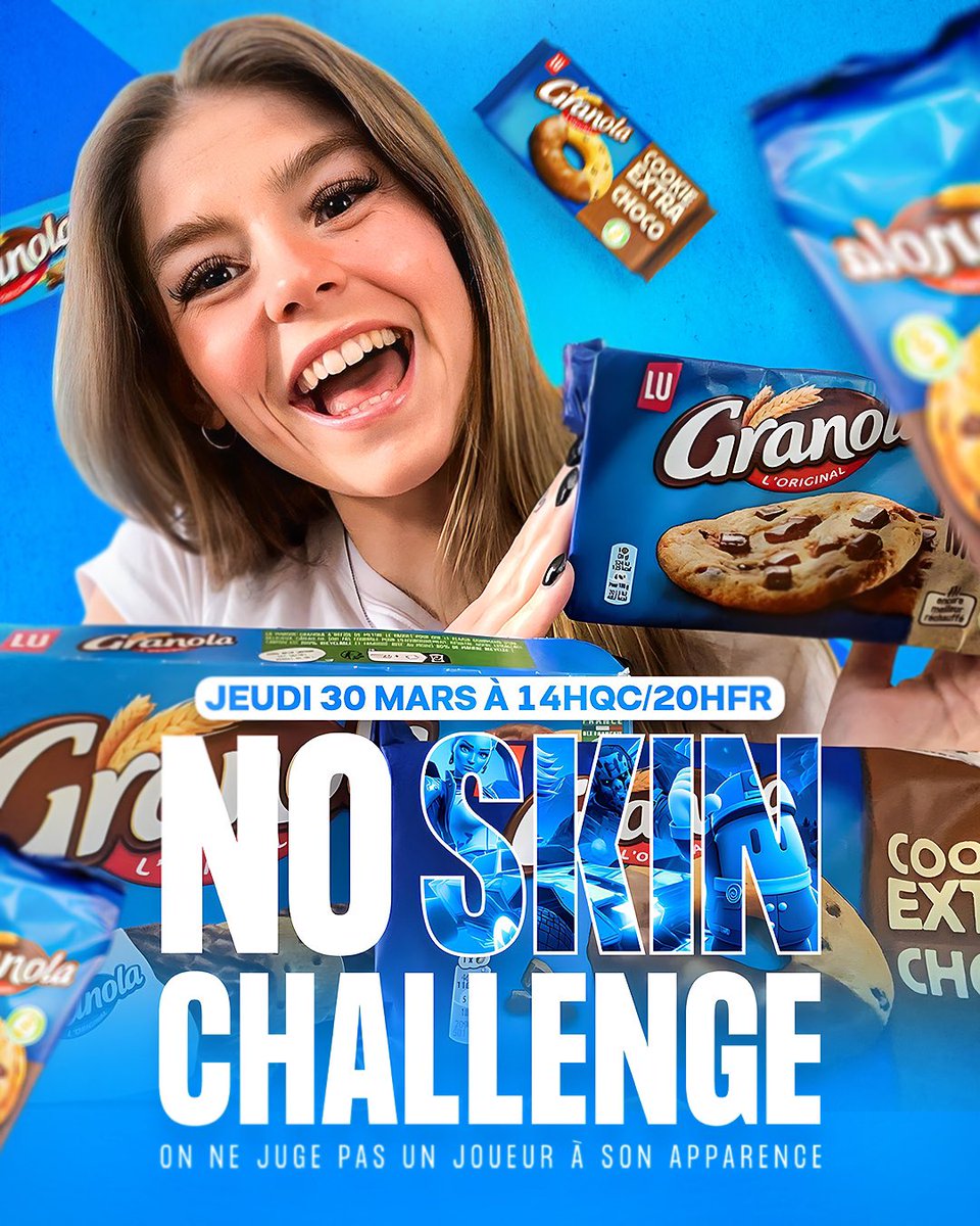 YOOOO!
Deuxième soirée pour le #NoSkinChallenge avec <a href="/Granola/">Granola</a> en solo sur Fall guys 🍪
On va prouver qu’en ayant tout simplement un skin de base, on peut quand même gagner la partie🔥
C’est LIVE:
Twitch.tv/Cocottee_
#sponsorisé