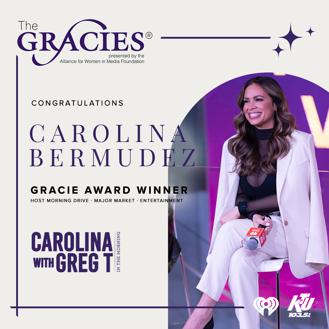 CONGRATULATIONS @TheRealCarolina for SLAYING morning radio 📻✨ & entertaining millions of people IN A MAJOR MARKET 🗽 Thank you @AllWomeninMedia for such an AMAZING honor‼️🥰 #WomenInRadio