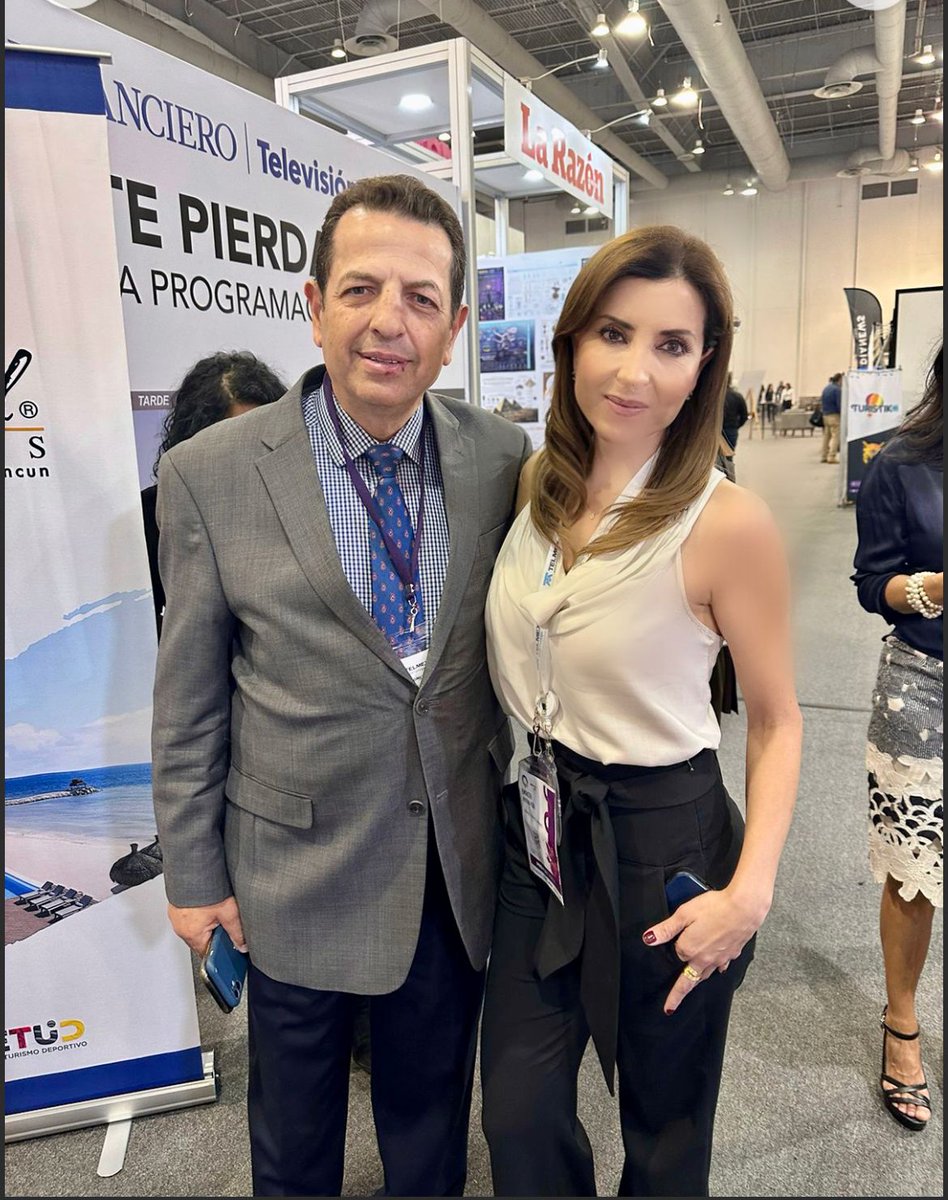 Un gusto saludar a <a href="/FadlalaAkabani/">Fadlala Akabani</a>, titular de la <a href="/SedecoCDMX/">Secretaría de Desarrollo Económico</a>, en este #TianguisTurístico 2023, realizado por primera vez en la Ciudad de México, un evento único y de encuentro para todas las personas que estamos en esta bella industria del #Turismo.