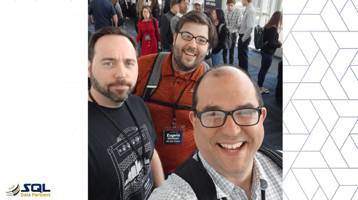sqldatapartners's tweet image. Our favorite podcast hosts are together at Data Summit in RVA today! If you&apos;re here, be like Ashley Trovalli and come say hi!
#sqldatanow #conference #sqldatapartners
@CarlosLChacon  @feaselkl  @SQLGene