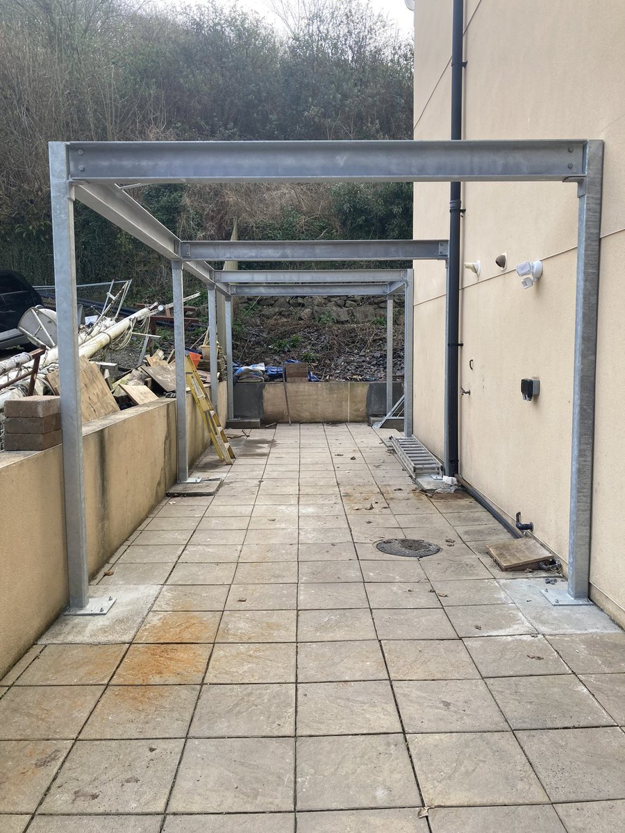 Grayssteelfab's tweet photo. Busy week last week fitting these galvanised beams ready for the customers extension 👨🏻🏭
.
#beam #beamwork #weld #welding #weldlife #galvanised #onsite #work #felinheli #gwynedd #wales #cymru #uk #unitedkingdom https://t.co/femtYqA5DV
