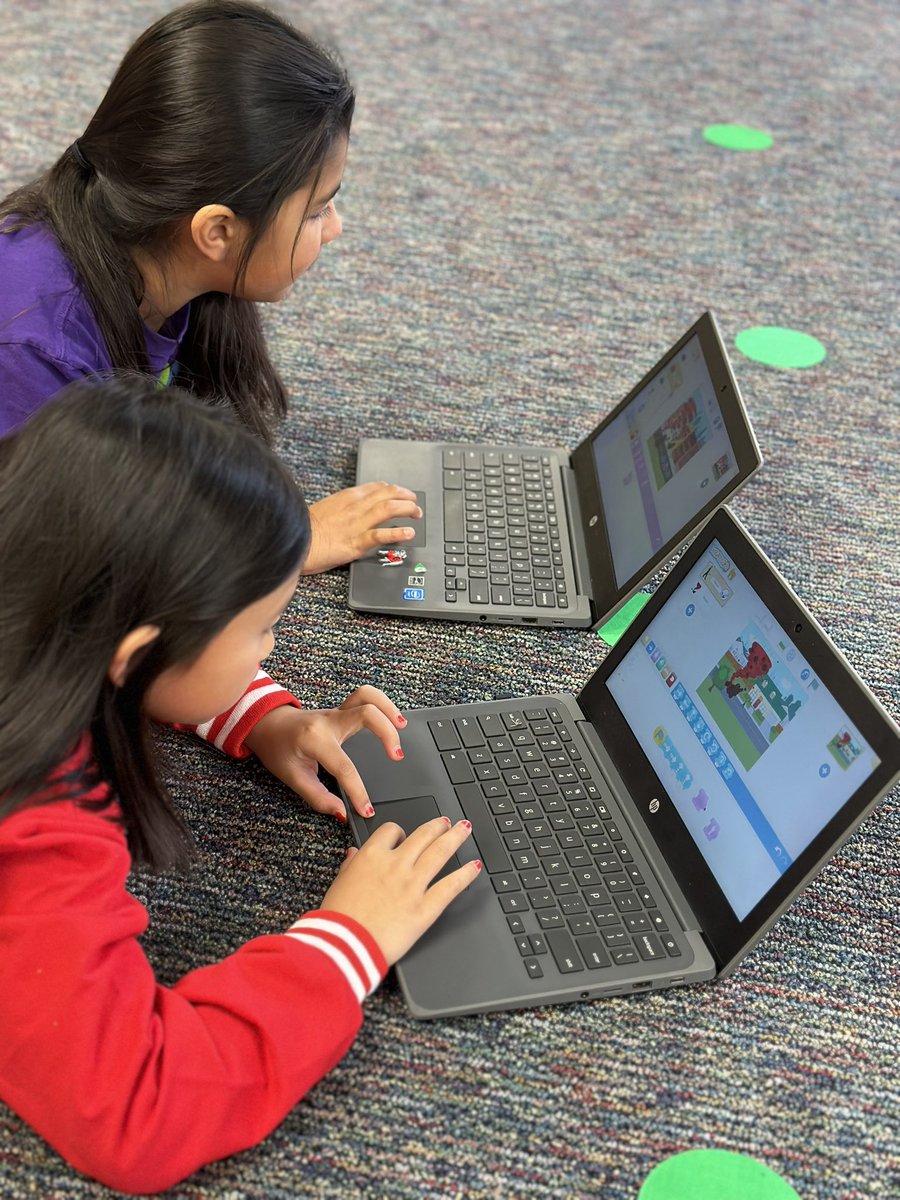 CFESMediaCenter's tweet photo. CFES Mustang 3rd graders have had a great time coding scenes from Cloudy with a Chance of Meatballs #cfesmustangs #cfesmediacenter https://t.co/2xPNWFNzIg