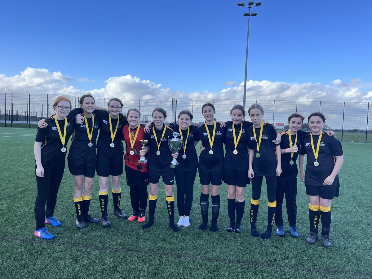 U12 Girls West Suffolk Football Champions 2022-23!! ⚽️  A 5-1 win in tonight’s final Vs <a href="/WestleyMiddle/">Westley Middle</a> - a great game played with great spirit! Captain Ava scored 4, while Isla got the 5th! 👏 <a href="/TGCSuffolk/">ThisGirlCanSuffolk</a> <a href="/SCSFA_football/">Suffolk Schools FA</a>