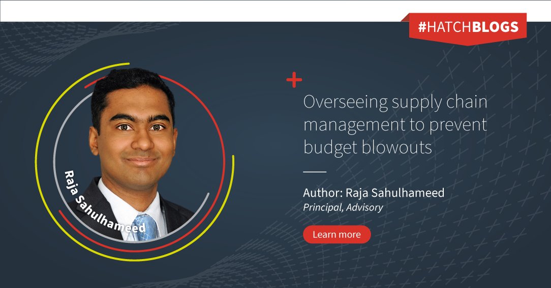 HATCHglobal's tweet photo. Raja Sahulhameed, Principal of Advisory, shares how organizational leaders must normalize communicating variable costs on projects to stakeholders and begin to manage ongoing cost expectations by overseeing supply chain management
https://t.co/4SiJRl5Jo8
#HATCHblogs https://t.co/h2iLset8z3