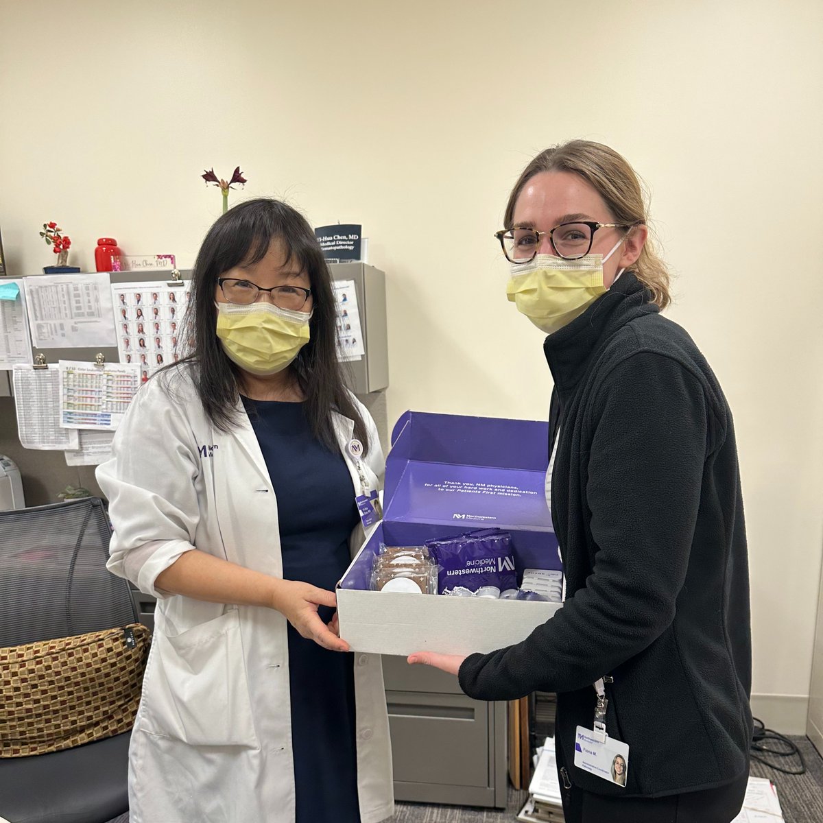 Happy #DoctorsDay! We are so grateful for all of our physicians that make us #NMBetter. Thanks for the goodies, @NorthwesternMed!