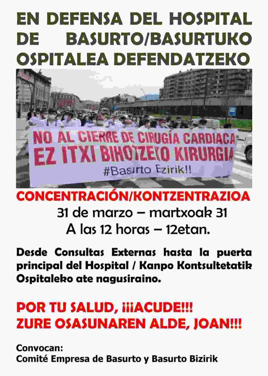 ¡Recuerda! Mañana frente al edificio de consultas externas. ¡Contamos contigo!