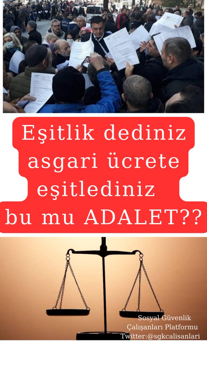 #SGK666KHK
Doğdunuz,SGK
Öğrencisiniz,SGK
İşe girersiniz,SGK
İşten çıkarsınız,SGK
İş kurarsınız,SGK
İş kapatırsınız,SGK
Emekli olursunuz,SGK
Hasta olursunuz,SGK
Ölürsünüz,SGK
Öldükten sonra geride 
kalanlarınıza,SGK.
En düşük maaşı alan da SGK.
=saati 51 lira
