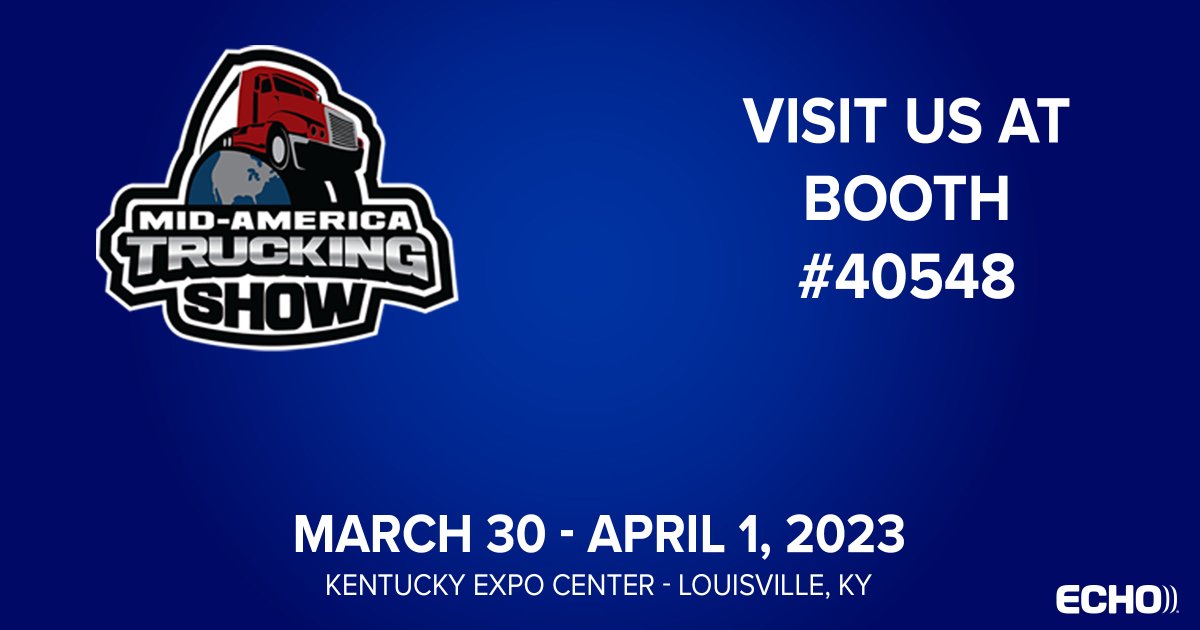 EchoLogistics's tweet photo. Echo is at MATS from March 30-April 1!

Visit booth #40548 to speak with an Echo representative about our carrier platform, EchoDrive, to learn why we were voted the #1 3PL by Inbound Logistics for the past six years, and enter for the chance to win an Echo-branded solo stove! https://t.co/69ymNvURCD