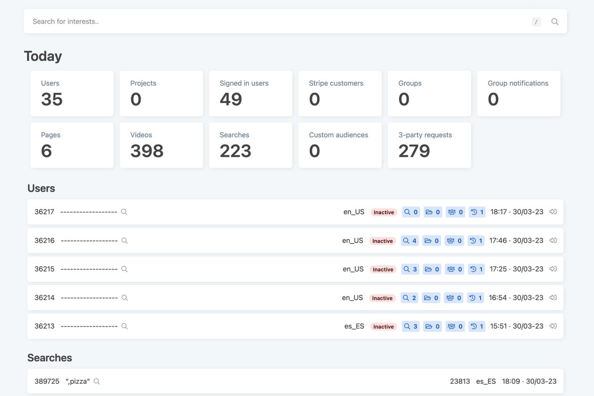 frankhaldtwo's tweet photo. I have figured out the next project I'm gonna work on.
I currently have 3 running projects:
- CondoButlr (4 years old)
- interestinsights (3,5 years old)
- Sweetjab (1 years old)

All of them have these "dashboards" which is database counters. I'm gonna make that better. https://t.co/fCSog11YpG