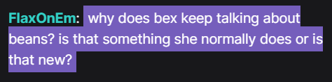 Bex tweet media
