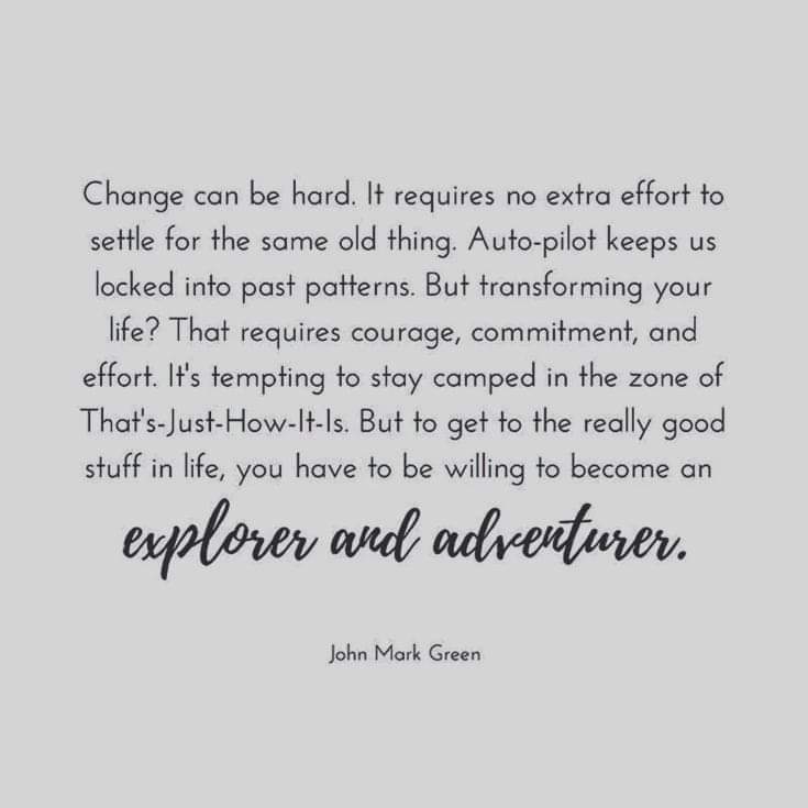 What it really takes to create change and transform your life, summed up beautifully by @JohnGreenpoetry 

#change #changeyourlife #inspiration #motivation