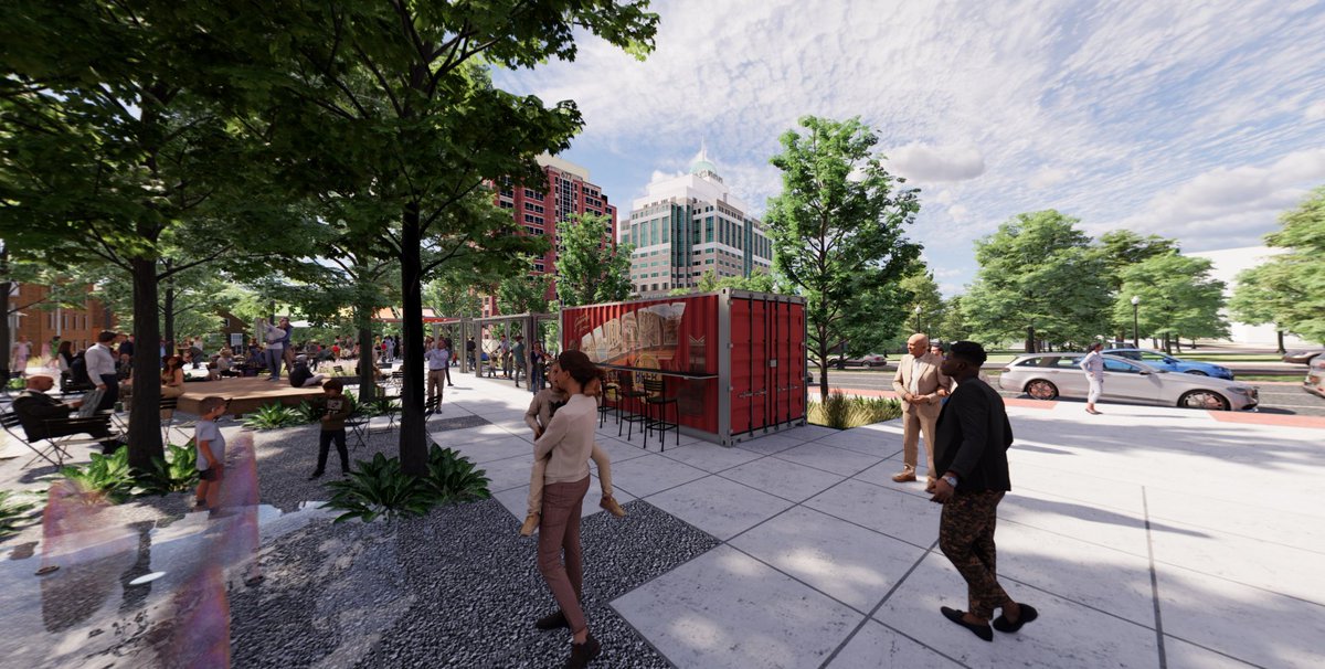 Industrie Apartments is not the only project transforming downtown Albany! Between the Albany Skyway and <a href="/PalaceAlbany/">Palace Theatre</a>, 11 Clinton Ave. is being developed into a more vibrant, welcoming park to support the Clinton Market Collective. Kudos to <a href="/MayorSheehan/">Albany Mayor Kathy Sheehan</a> and <a href="/CapAlbanyCorp/">ᴄᴀᴘɪᴛᴀʟɪᴢᴇ ᴀʟʙᴀɴʏ</a>!