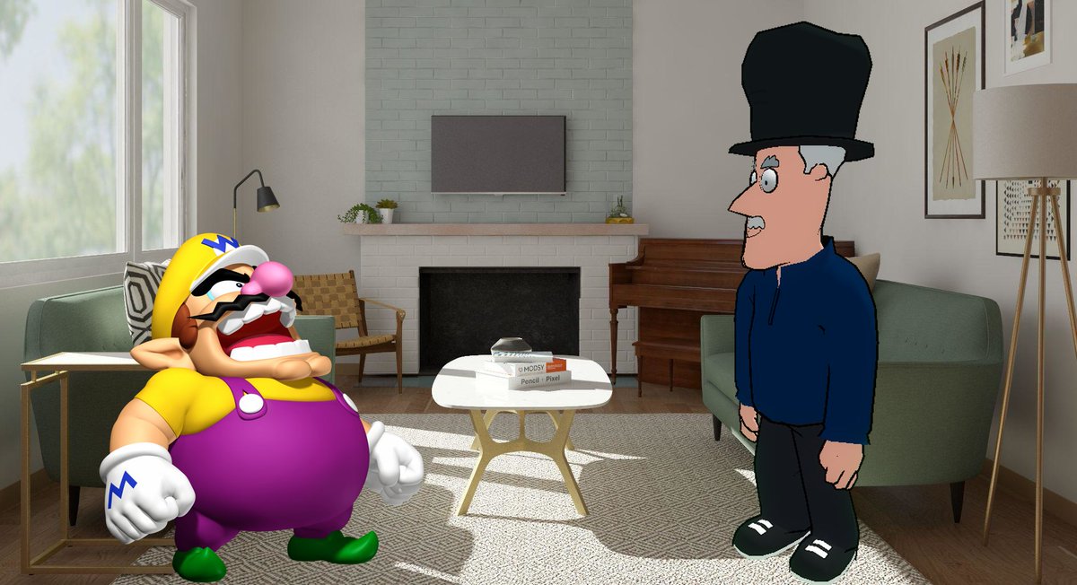 I am back from hiatus to defeat the evil Mr. Pewterschmidt with my Wario moves