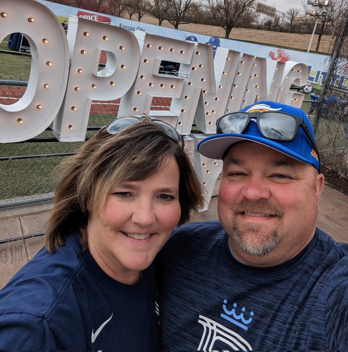 coachbaumwart's tweet photo. @Royals Opening Day at the K!  #GoRoyals https://t.co/KawPTGwzp0