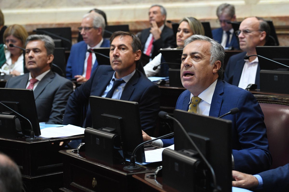 alfredocornejo's tweet photo. El @FrenteDeTodos y @CFKArgentina perdieron el control del Senado de la Nación.

Quisieron violentar el reglamento para evitar que tratemos los temas de acuerdo mayoritario. No podemos tolerar la trampa. El kirchnerismo no acepta la realidad. https://t.co/1CGYVKSwX2