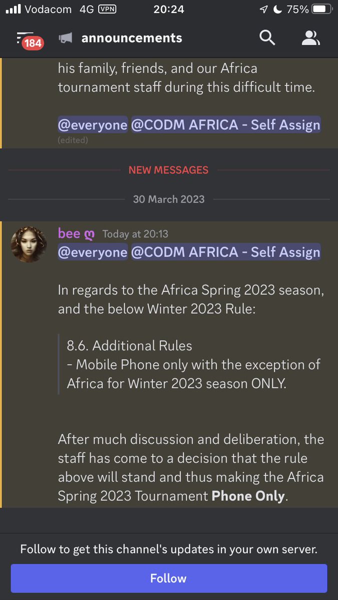 IrisCODM's tweet image. Watch out world, Africa is rising. The true grinders are emerging from the ashes. Big W for the comp scene. So much talent on this continent. The growth will be spectacular. Africa is coming, and won’t stop till she is nr. 1 
#CODm #MobileMayhem
#PhoneOnly
