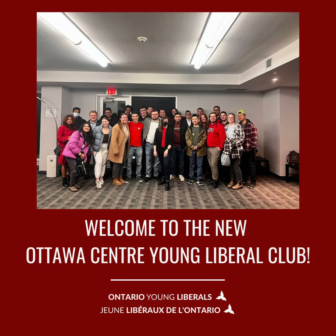 OYLorg's tweet photo. #NewClubAlert! We are excited to announce the formation of the new Ottawa Centre Young Liberals Club.
Thank you to the great team that has come together to help build a strong youth team in #OttawaCentre! https://t.co/n3BQGnhE22