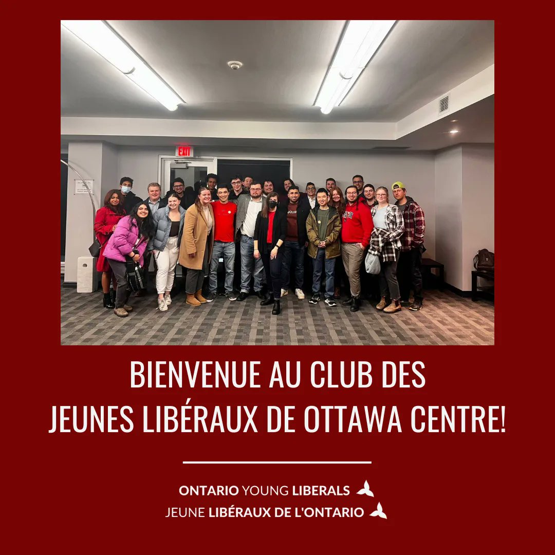 OYLorg's tweet photo. #NewClubAlert! Nous sommes heureux d'annoncer la formation du nouveau Club des Jeunes libéraux d'Ottawa-Centre.
Merci à la grande équipe qui s'est réunie pour aider à construire une équipe de jeunes forte à #OttawaCentre! https://t.co/Iq8n82Wb6v