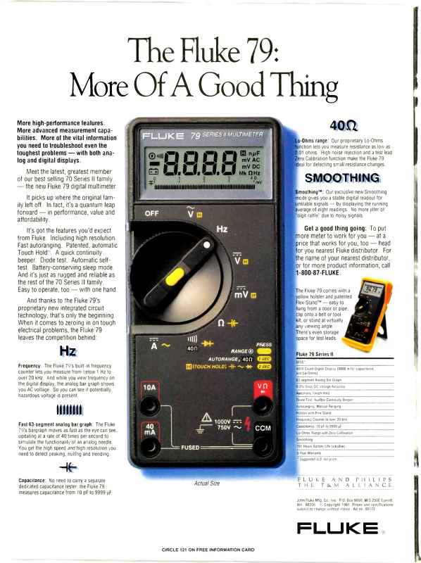 OldTechAdverts's tweet photo. My most used function on a @flukecorp is the continuity tester. I really liked how it has a super fast response, and is always accurate.
https://t.co/L5C9jgpn0r
#retrocomputing #electronics #multimeters https://t.co/qjmx2eftHH