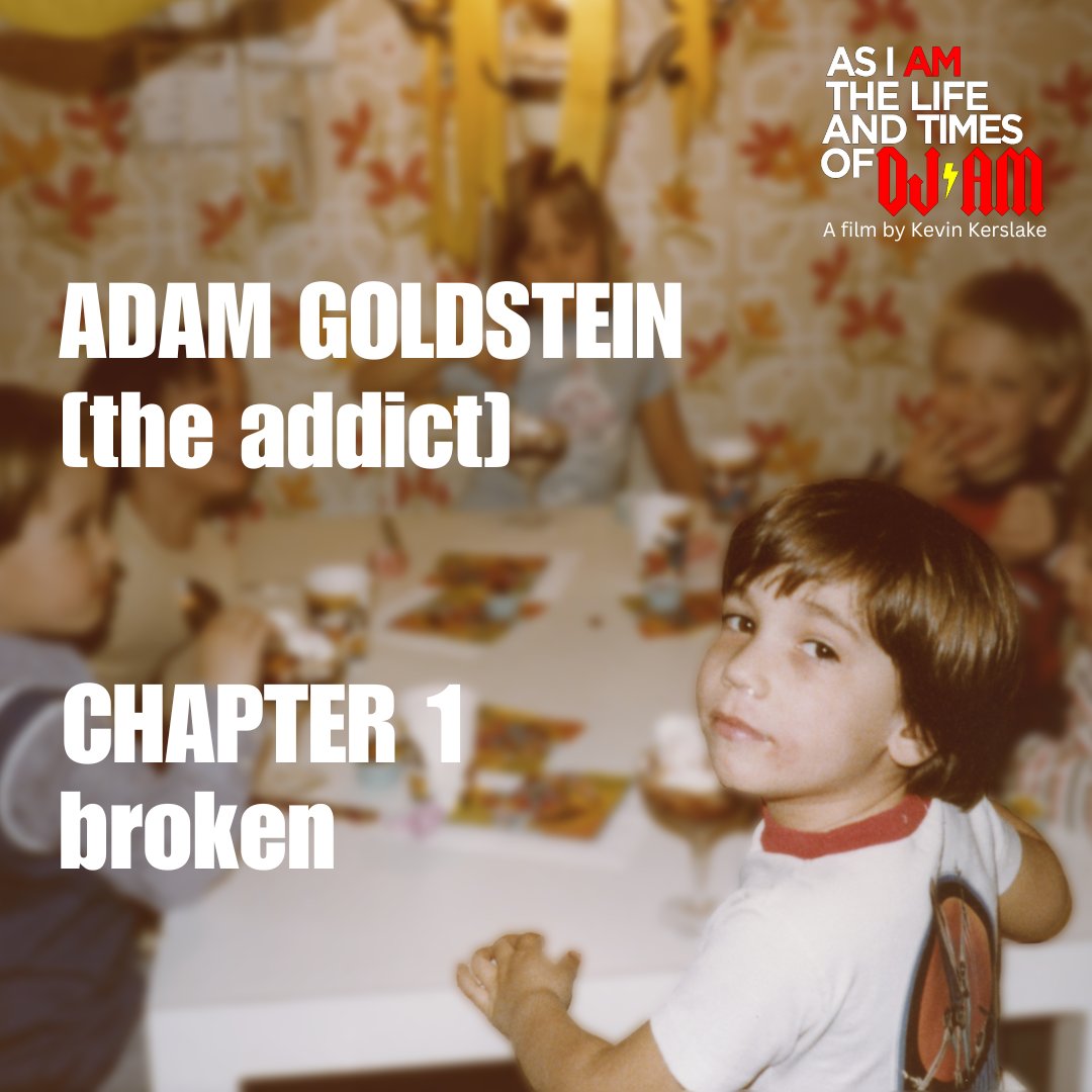 OUT NOW! 'As I AM: The Life &amp; Times of DJ AM' extended cut plus chapter 1 of each of the new DJ AM origin stories 'DJ AM: The Artist' &amp; 'Adam Goldstein: The Addict' available here: thedjamdoc.com #djam #djamlives