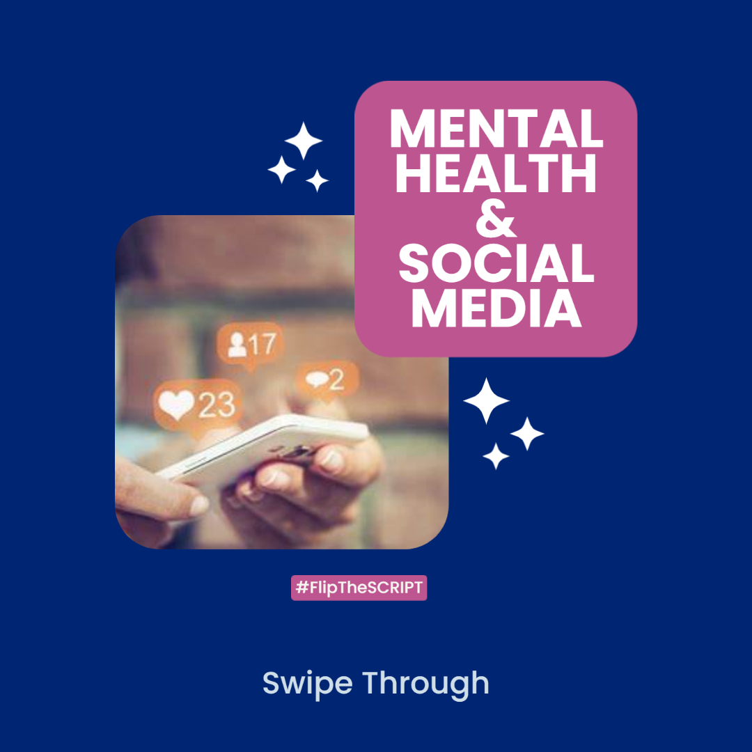 DrakeSNPhA's tweet photo. Mental health stigmatization has come a long way, but is it going in the wrong direction? Check out this infographic of social media and the damage it can have on mental health #mentalhealth #socialmedia  #FlipTheSCRIPT #SNPhA @SNPhAMH https://t.co/vRTWNChDUG