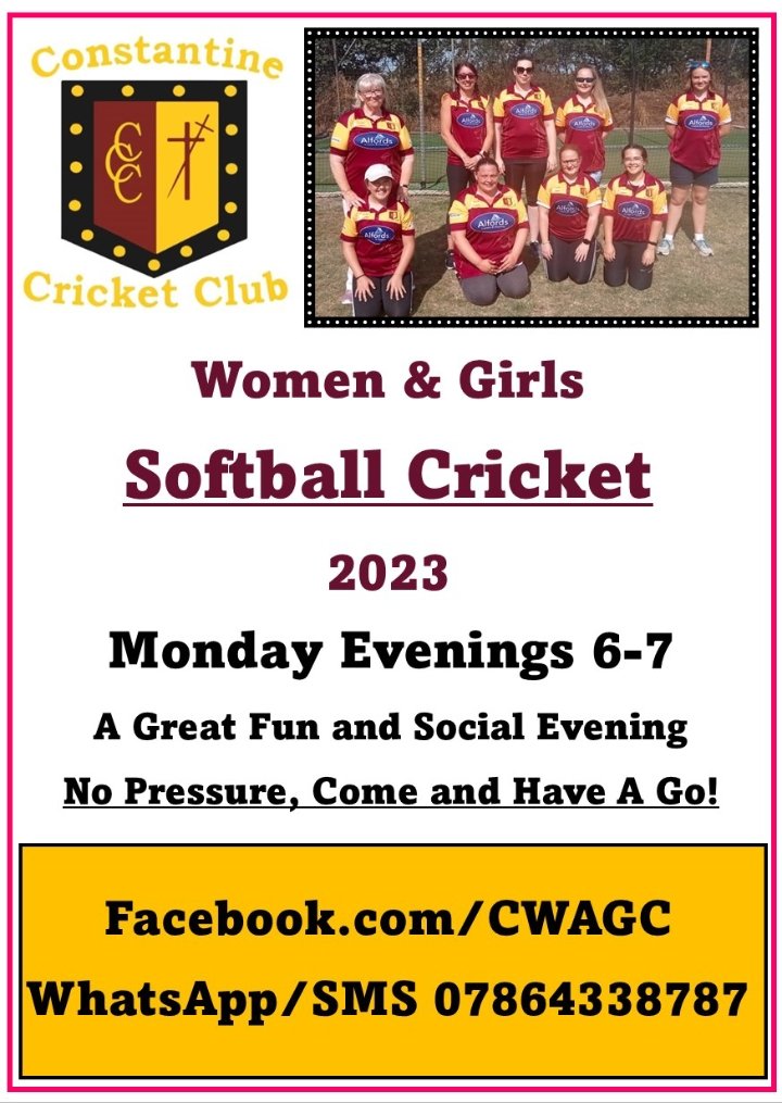 2023 is looming, looking forward to starting on the 24th April. As always lots from local schools, colleges and the university involved at the club! Drop us a message or follow on FB 
<a href="/collegepenryn/">Penryn College</a> <a href="/schoolfalmouth/">Falmouth School</a>  <a href="/FalmouthUni/">Falmouth University</a> @TremoughLadies <a href="/CornwallCricket/">Cornwall Cricket</a> <a href="/CambSchMines/">Camborne School of Mines, University of Exeter</a>