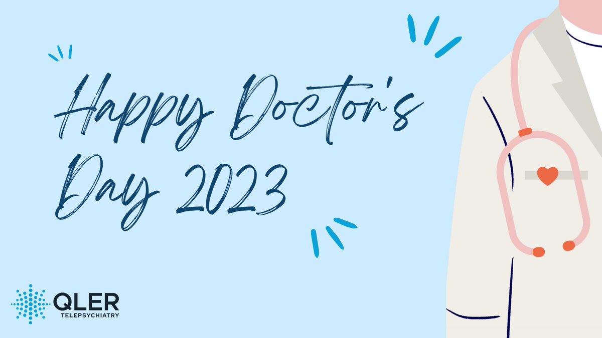 We are fortunate to have many amazing physicians at the heart and head of our business. Today we honor those physicians, our partners' physicians, and all other physicians whose dedication to their patients and communities keep us all safe and healthy – THANK YOU! #doctorsday
