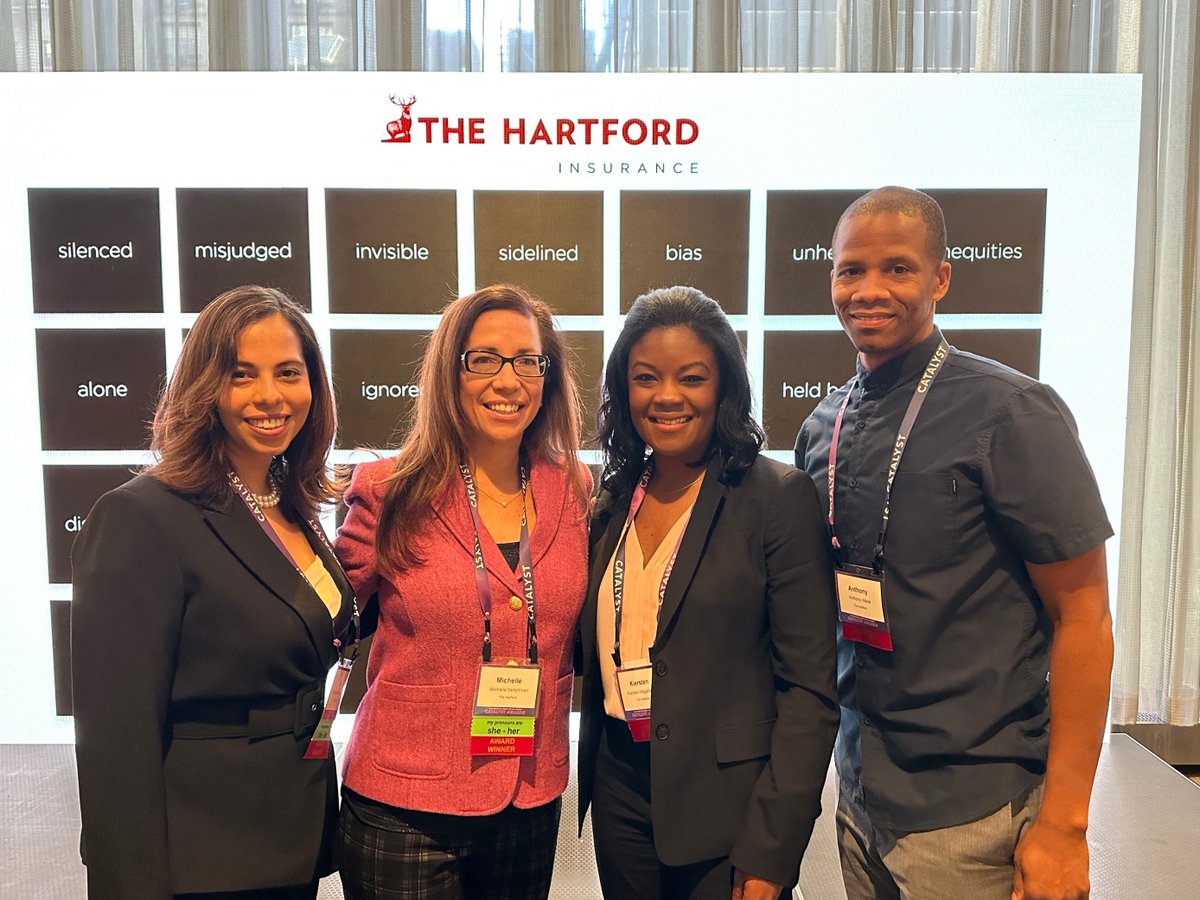 TheHartford's tweet photo. We’re excited to be at @CatalystInc's premier conference for advocates of DEI here in New York City! #CatalystAwards #AcceleratingEquity https://t.co/4V7YilepJC