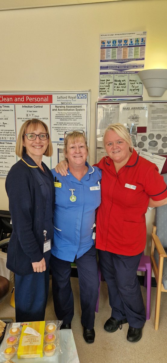 B1_NCA_Salford's tweet photo. Happy retirement Sue!  After 41 years working for the Trust our amazing staff nurse Sue left B1 to start the next chapter in her life.  We will all miss you x https://t.co/wPvkOqhqG0