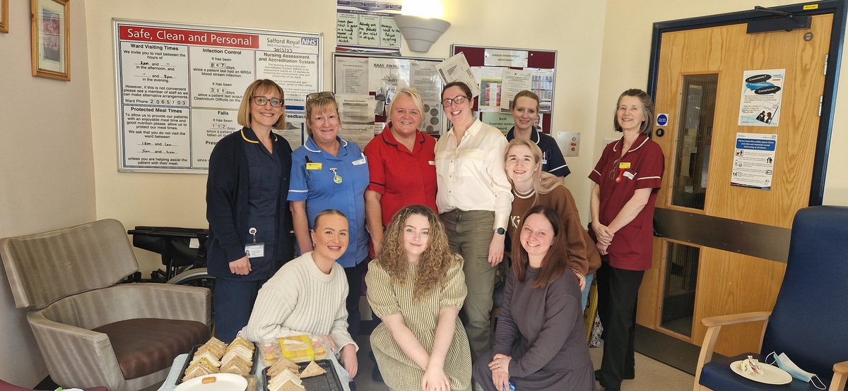 B1_NCA_Salford's tweet photo. Happy retirement Sue!  After 41 years working for the Trust our amazing staff nurse Sue left B1 to start the next chapter in her life.  We will all miss you x https://t.co/wPvkOqhqG0