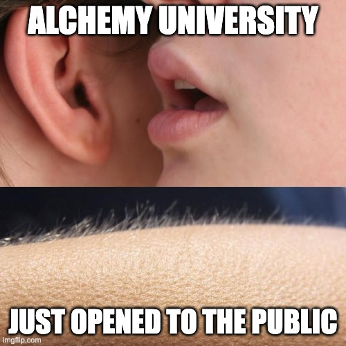 When we launched Alchemy University, we started a movement.

A space for web3 believers to become legit web3 builders ⚡️

For free. Alongside 1000s of others just like them.

Today, it’s time for the next chapter 👇🧵