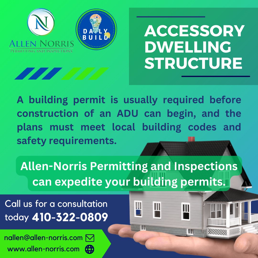 Whether or not an ADU needs to be permitted depends on local zoning laws and building codes. In general, most municipalities require a permit for any new construction or substantial modifications to existing structures, including ADUs. 
#ADU
#permitexpeditor
#buildinginspectors