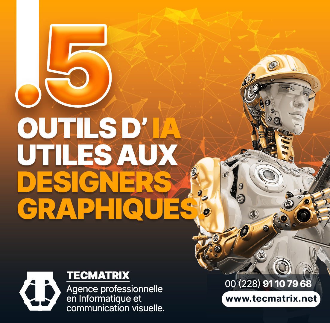 tecmatrix_'s tweet photo. Nous vous présentons 5 Outils d'IA très utiles qui vous permettront d'améliorer votre créativité graphique
Découvrez #Autodraw, #Fontjoy, #Colormind, #Removebg et #Letsenhance pour relever votre niveau en matière de #design #graphique ! 
#Infographie #IntelligenceArtificielle https://t.co/Y3YlFlzZ2V