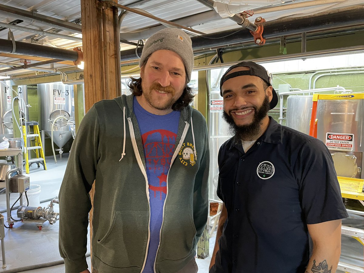 BehindTheMitten's tweet photo. Our friends at City Built Brewery and Short’s Brewing are busy today making their version of a Spaghett cocktail. It will be available in late April. We’re in Bellaire! #puremichigan #mibeer #behindthemitten #shorts #citybuilt https://t.co/RyLPdOQMwI