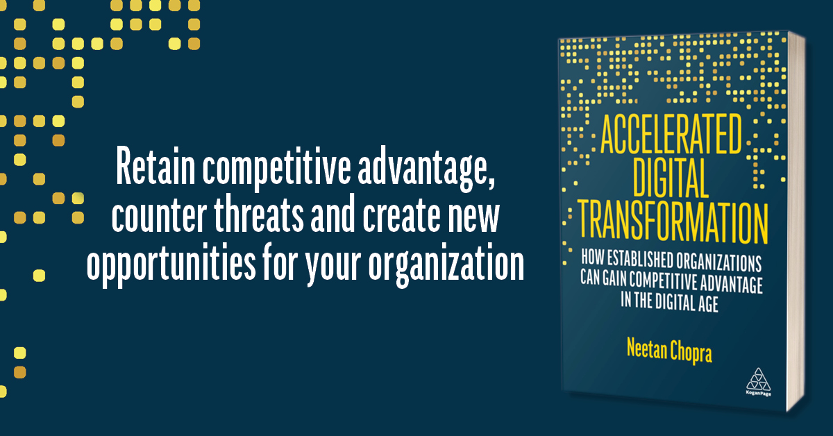 Kogan Page Business Insights (@koganpagebiz) on Twitter photo #DigitalTransformation is now imperative for all businesses, but what works for digital natives does not always work for established organizations.
Discover key factors to consider in ‘Accelerated Digital Transformation' by <a href="/neetanc/">Neetan Chopra</a>: bit.ly/3Zic3v6 #DigitalTransformation is now imperative for all businesses, but what works for digital natives does not always work for established organizations.
Discover key factors to consider in ‘Accelerated Digital Transformation' by <a href="/neetanc/">Neetan Chopra</a>: bit.ly/3Zic3v6