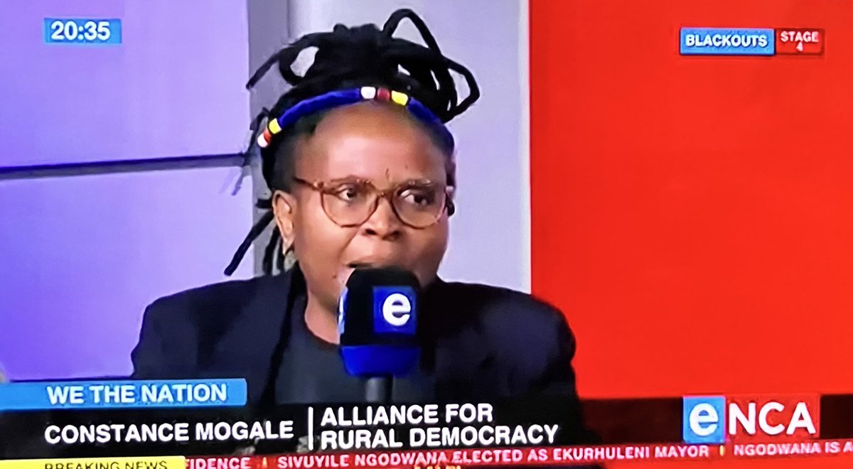 RuralDemocracy's tweet image. We hope you’ve tuned in to @eNCA channel 403 on @DStv to be part of the We, The Nation conversation. 

What are your thoughts about our Constitution? Let’s talk.   #wethenation #stopthebantustanbills #stopthebantustan #Constitution