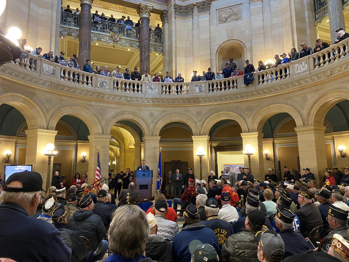 MASSIVE turnout of #Veterans at the Capitol today for the Veterans Day on the Hill!  Our nation’s best deserves our best legislation.  #Heroes @DAVHQ @VFWHQ @AMVETSHQ @PVA1946 @AmLegionNewsCtr