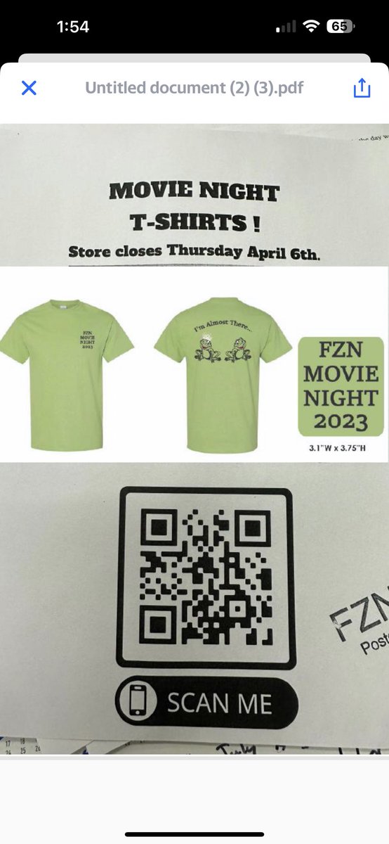 Want a shirt for movie night? Here’s the link. Store won’t be open forever.
