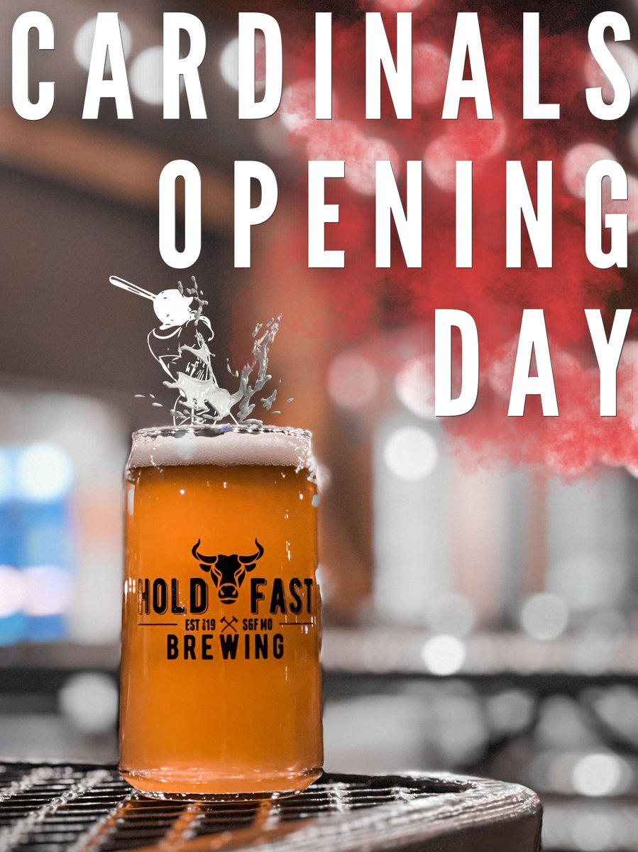 Happy STL Cardinals Opening Day! Wear your Major League shirts or jerseys and get $4 pints in the taproom ⚾️🍻

The Deck Pizza Co. is on site at 5pm!