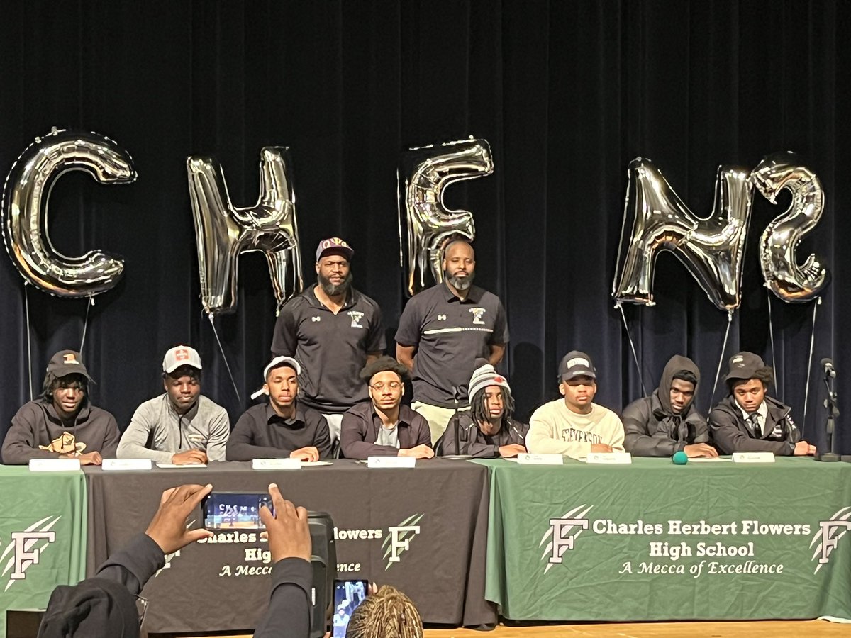 Omega_7's tweet photo. Charles Herbert Flowers High School Signing Day ! https://t.co/KZYSHorHvq
