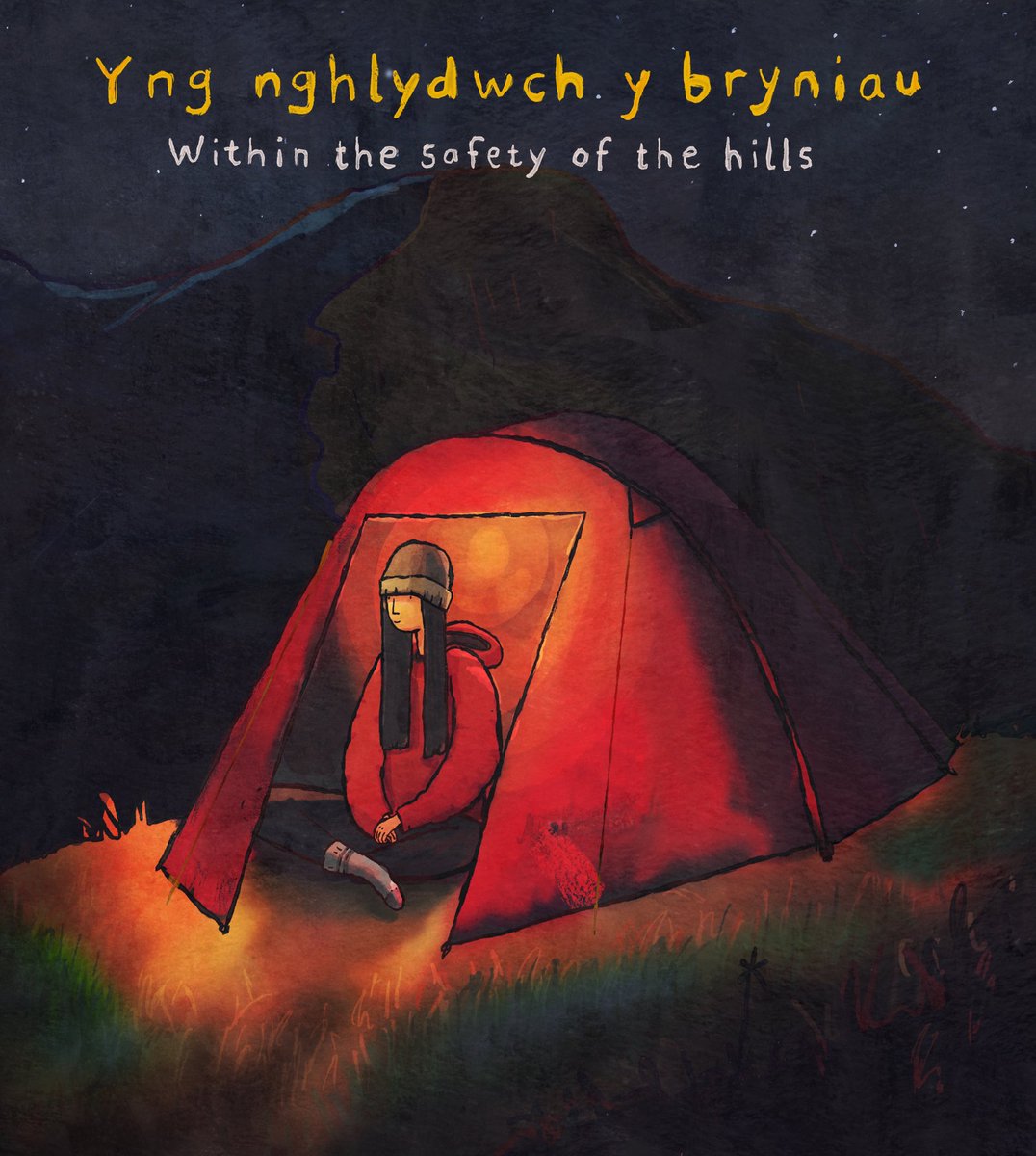 Do you know @ThisGirlWalks ?  She has given me the phrase, ‘Yng nghlydwch y bryniau’: In the safety of the hills to illustrate for Sketchy Welsh. Caru Hwn! 

Clydwch: means shelter/safety/warmth/cosiness, perhaps put it in your mind next to the word ‘cwtch’. #explorewales #cymru