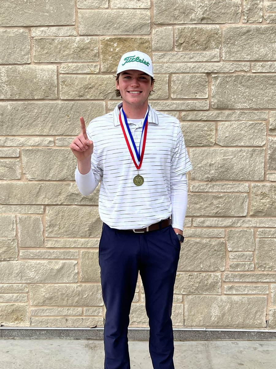 I would like to congratulate <a href="/AyersCason/">Cason Ayers</a> for shooting 74-67 and going -7 on the final 13 to win the District 4 6A tournament. It’s on to regionals.
