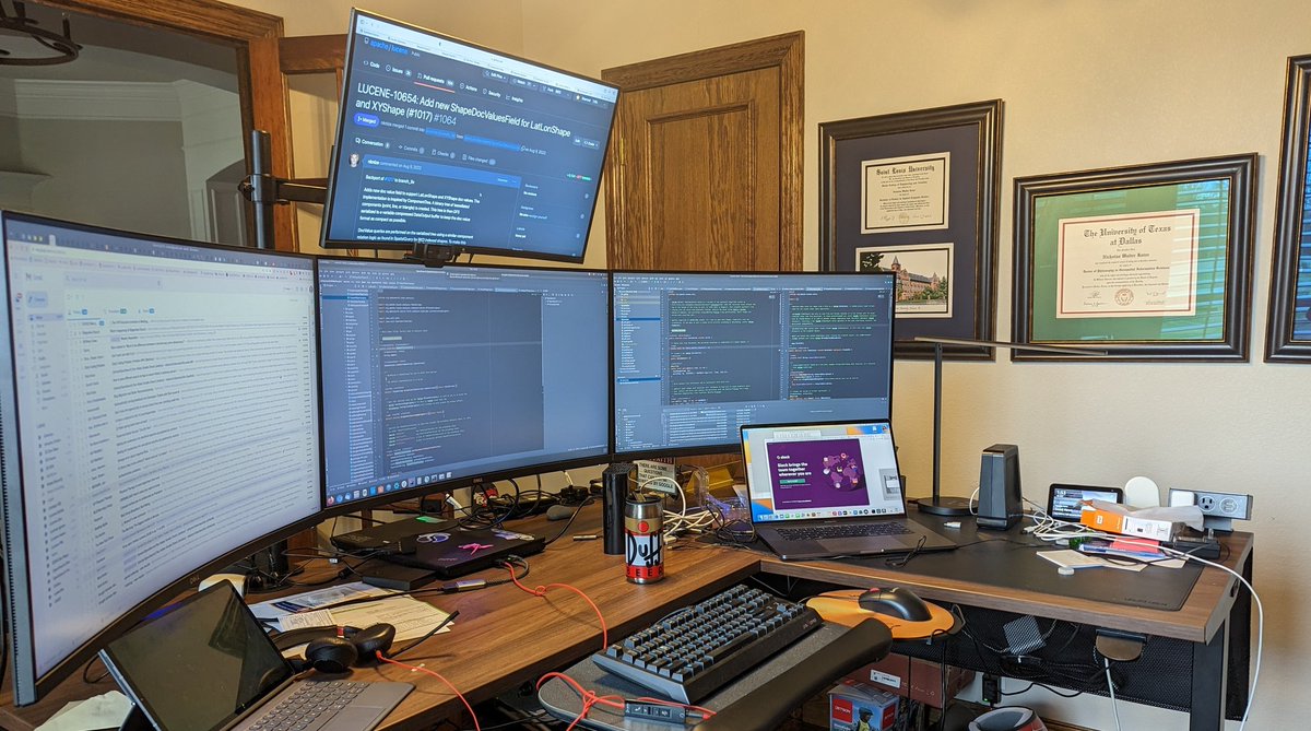 nknize's tweet image. Makin&apos; the saasage @OpenSearchProj and #Lucene! The tooling investment has certainly helped the juggling act but some days feel more like a circus than others. 🎪 Stay safe out there #opensource friends! And happy #OpeningDay