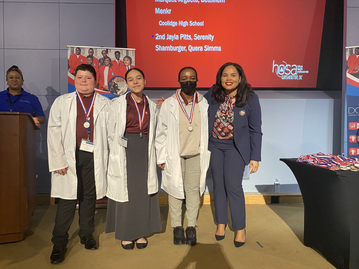 careertechdc's tweet photo. We are proud of the DC CTE students who joined us last week at the 2023 DC Career and Technical Student Organization Conference. Thank you to the students and instructors for your hard work preparing for the competitions. We hope you had a blast! https://t.co/XjeA8mjtKU