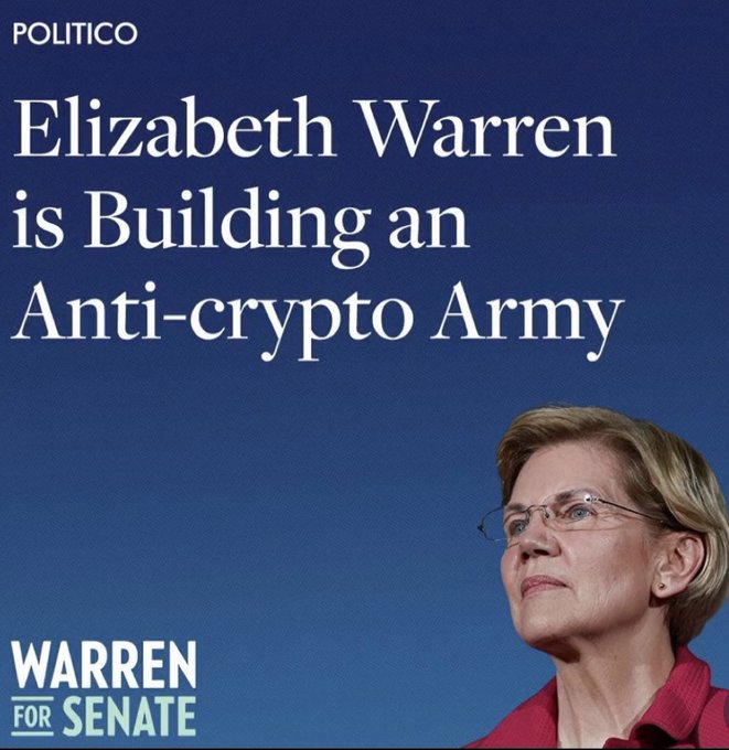 Elizabeth Warren Is Crypto Karen https://t.co/NxP3fGKVcY