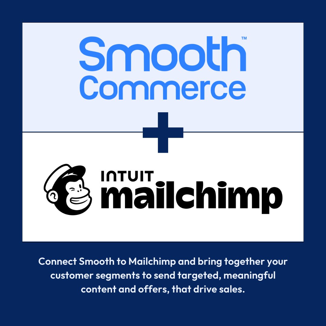 🚀 Smooth &amp; Mailchimp - A proven combo for targeted content &amp; offers that drive sales!

Amplify your digital marketing, brand awareness, and customer engagement with this solid integration. 🔗

#OnlineOrdering #DigitalMarketing #BrandAwareness