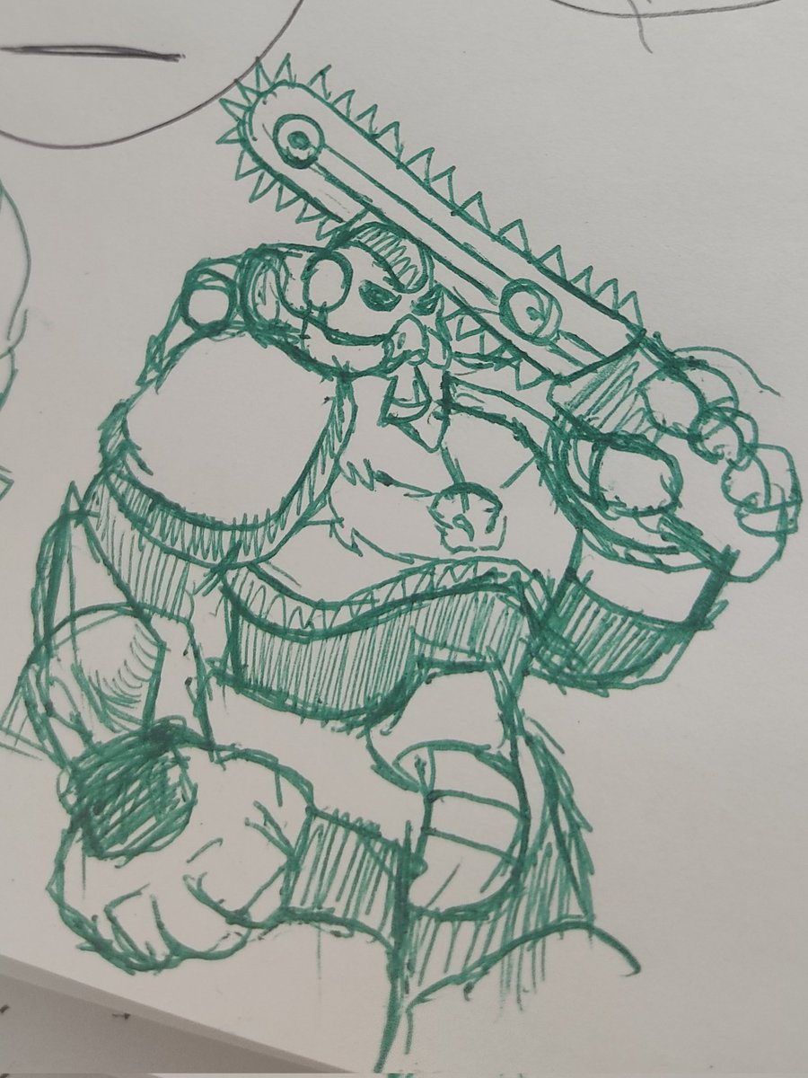 Guerrero de Warhammer 40k, me interesó la historia cuando mi novio me lo contó y pues me gustó eso uñas armaduras de cada clan, wow... Lo hice mientras despejaba mi mente por mi trabajo 

#warhammer40k #dibujo #drawing #ilustracion #WarhammerArt