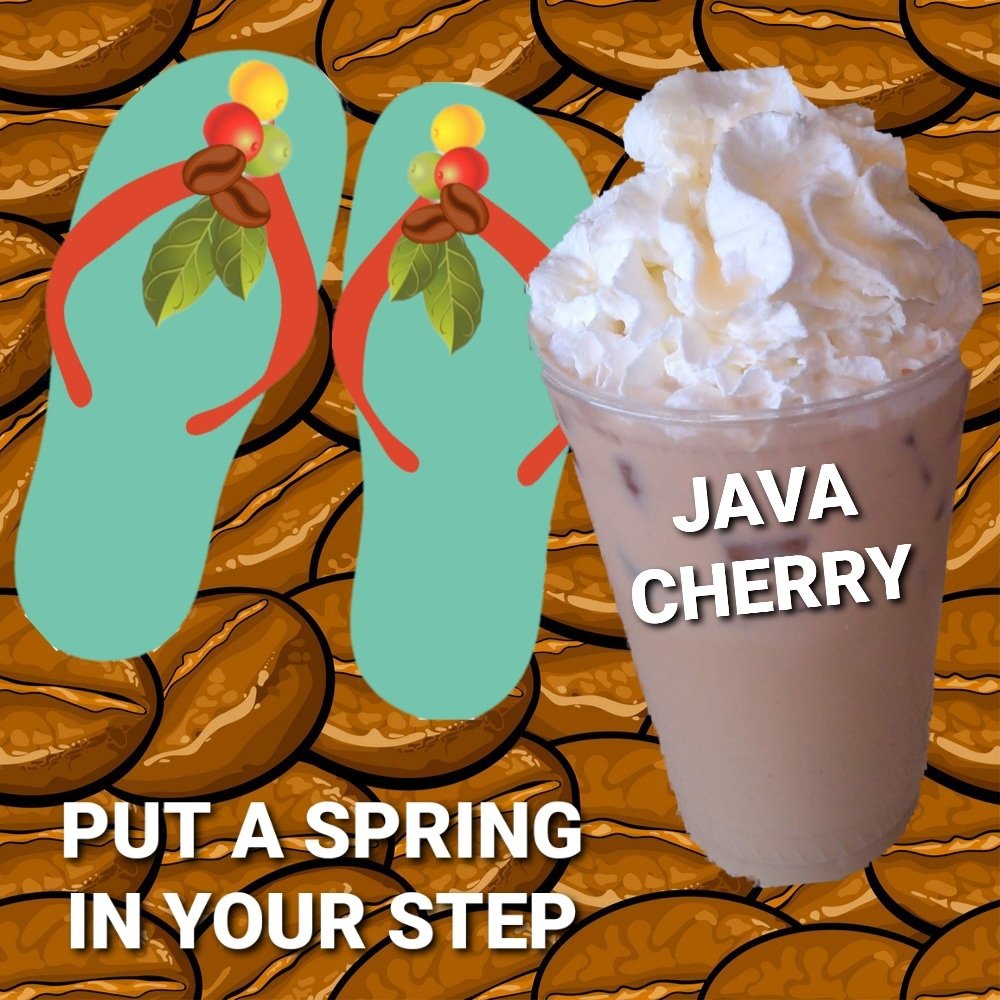 weasaweasa's tweet photo. Put a spring in your step with a drink and a sweet from JAVA CHERRY coffee shop.

6720 Van Maren Lane
Citrus Heights, CA 95621

#JavaCherry #CitrusHeights #TheMadBatter #Vanelis #Coffee #HomeBakedCake #mocha #latte #Macchiato #chai #Matcha #ItalianCreamSoda #smoothie #blender https://t.co/Drj1KHQJ8L